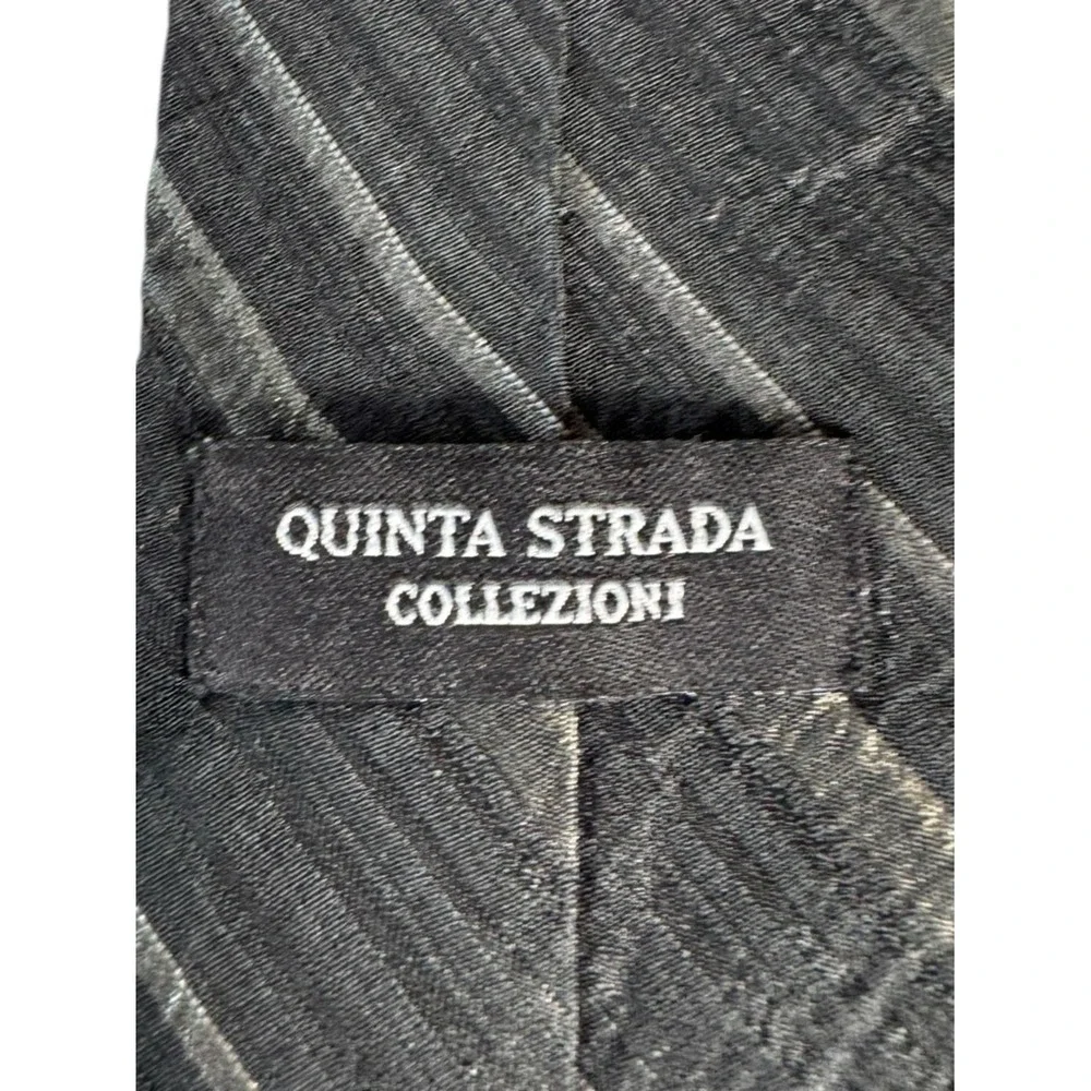 Quinta Strada Mens‎ Silk Tie XLong Quiet Luxury Old Money Formal